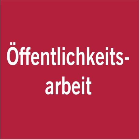 Kachel Öffentlichkeitsarbeit