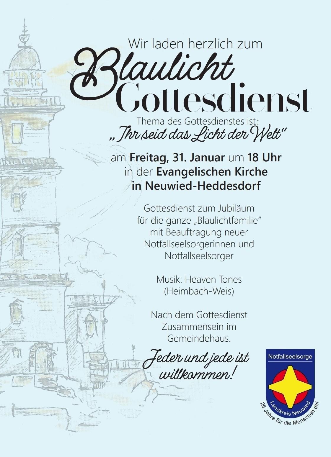 Blaulicht-Gottesdienst - 31. Januar 2025