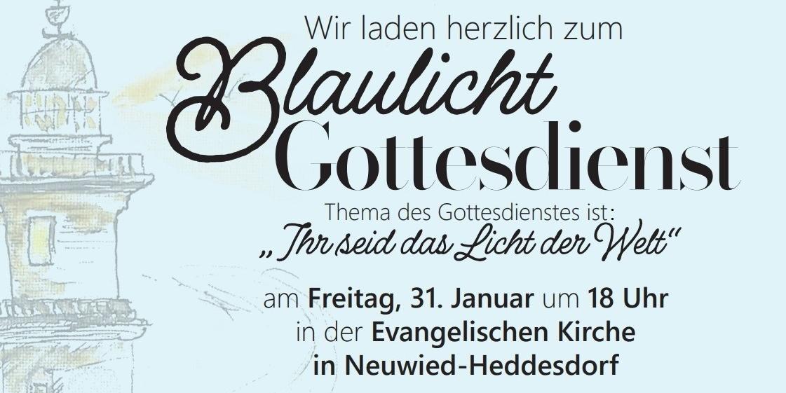 Blaulicht-Gottesdienst - 31. Januar 2025