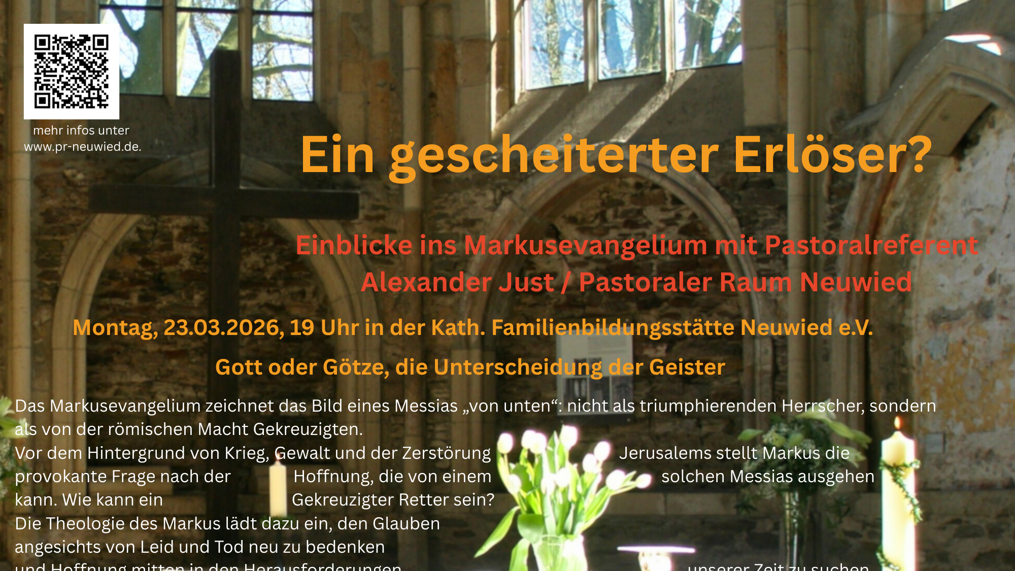 Ein gescheiterter Erlöser-Einblicke ins Markusevangelium