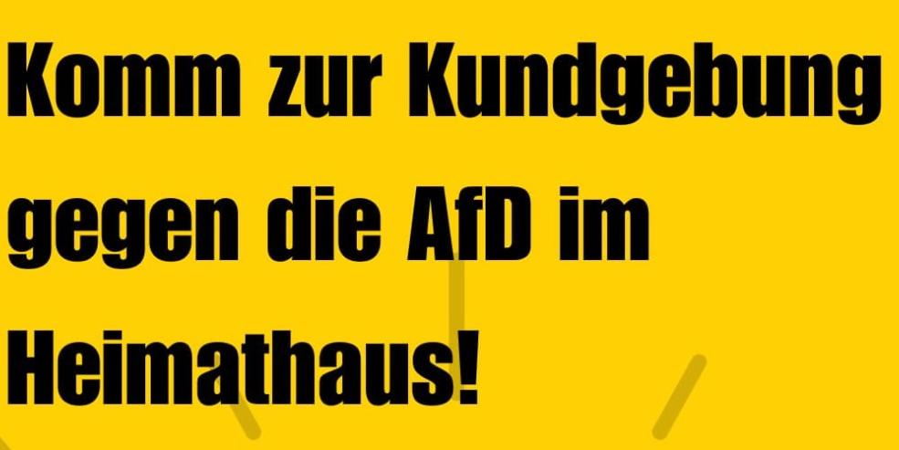 Kundgebung Afd-Wahlkampfveranstaltung - Header