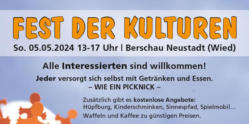 Fest der Kulturen - 05.05.2024 - Neustadt (Wied) - Plakatausschnitt