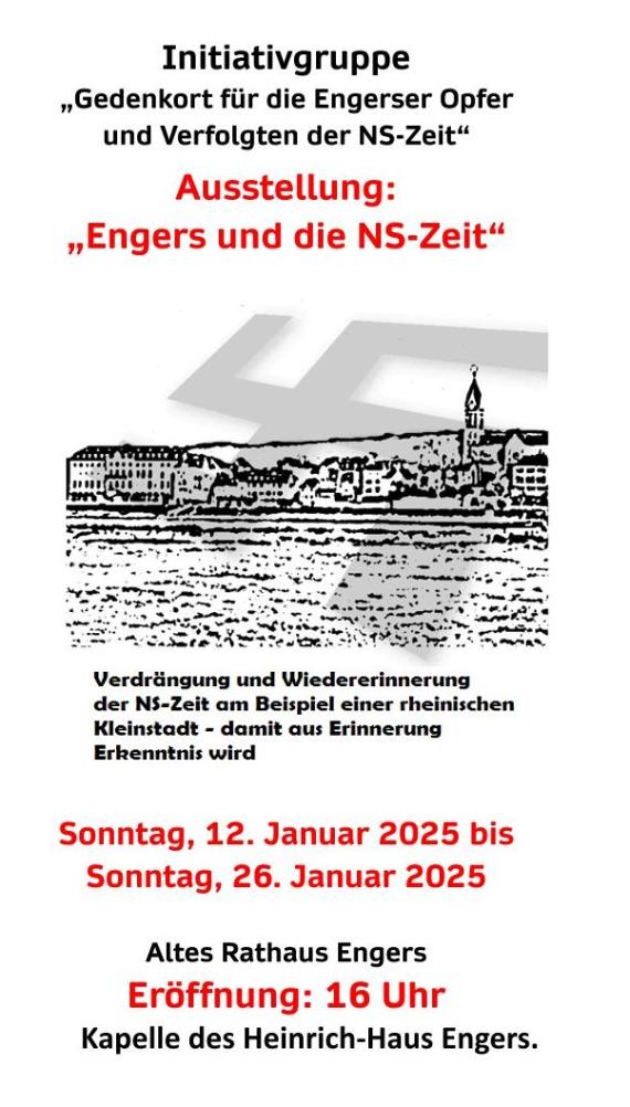 Flyer_Ausstellung_2025_Engers und die NS-Zeit_Titelblatt