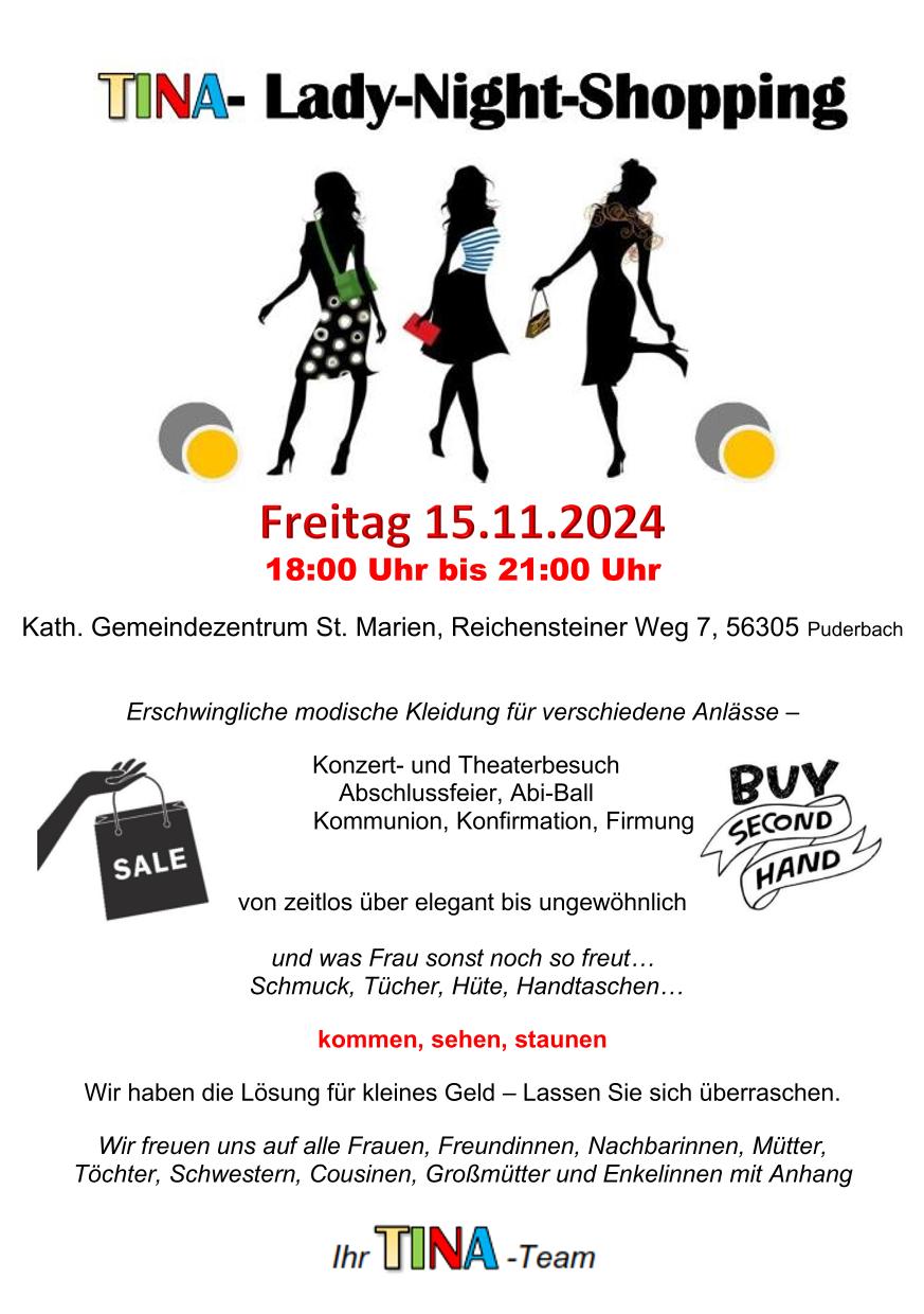 TINA_Lady-Night-Shopping Einladung 2024-11-15