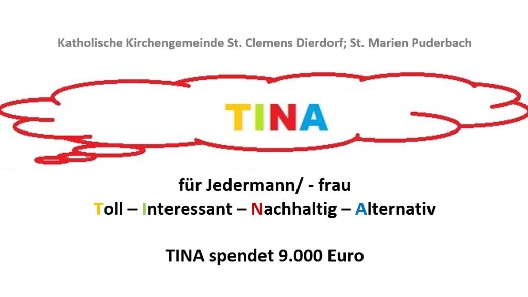 TINA spendet 9.000,- Euro!