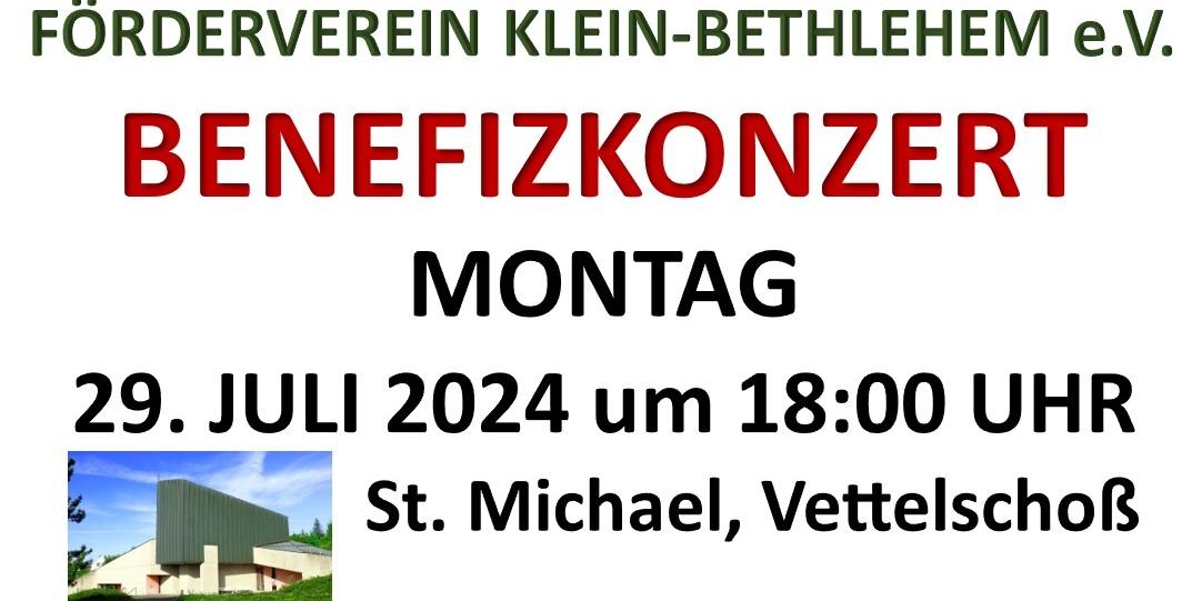 Benefizkonzert in Vettelschoss am 29. Juli 2024