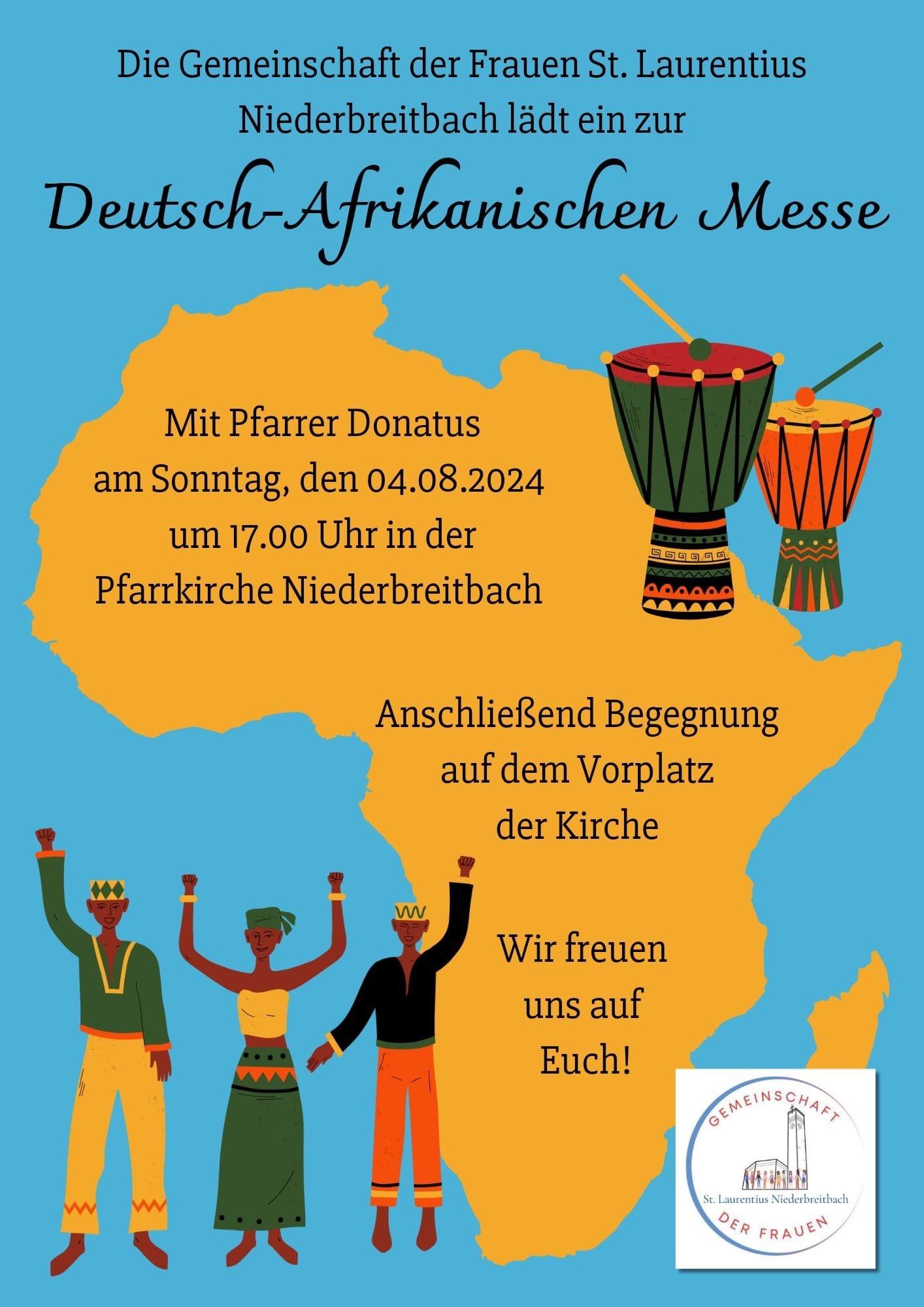 Deutsch-Afrikanische Messe in Niederbreitbach: 4. August 2024