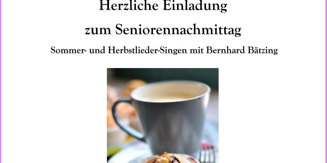 Seniorenkaffee Dierdorf: 10.09.2024