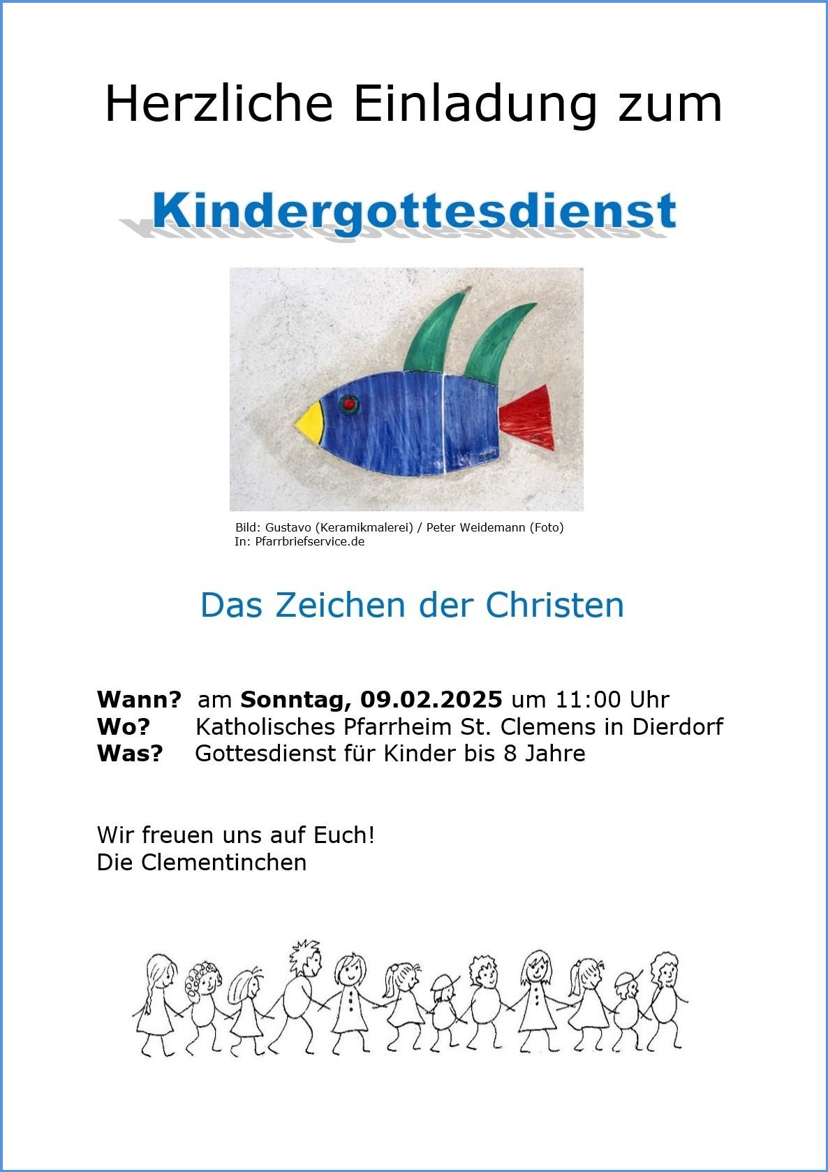 Kindergottesdienst Dierdorf 9. Februar 2025