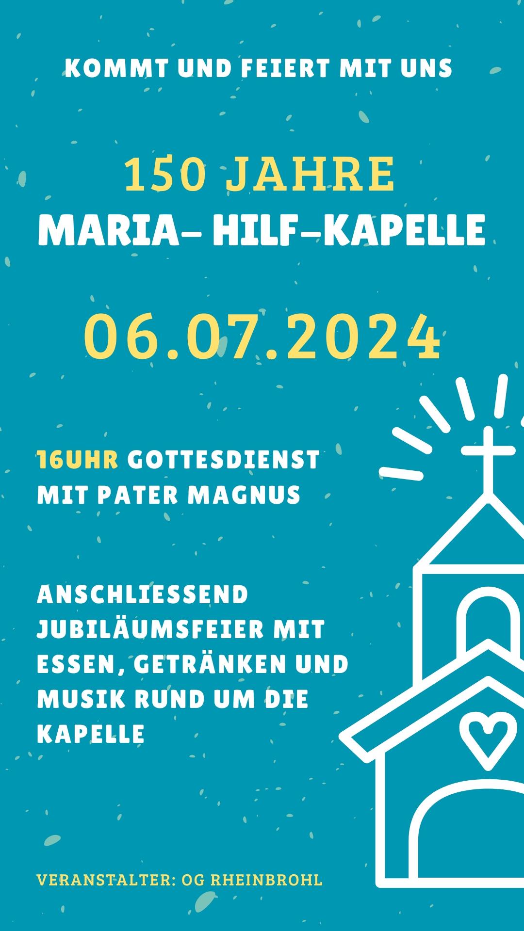 150 Jahr Maria-Hilf-Kapelle Rheinbrohl